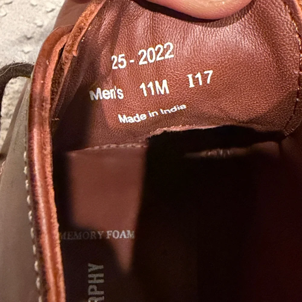 Johnston & Murphy Sheepskin Men's Copeland Chukka Leather Boots Sz 11 M Brown